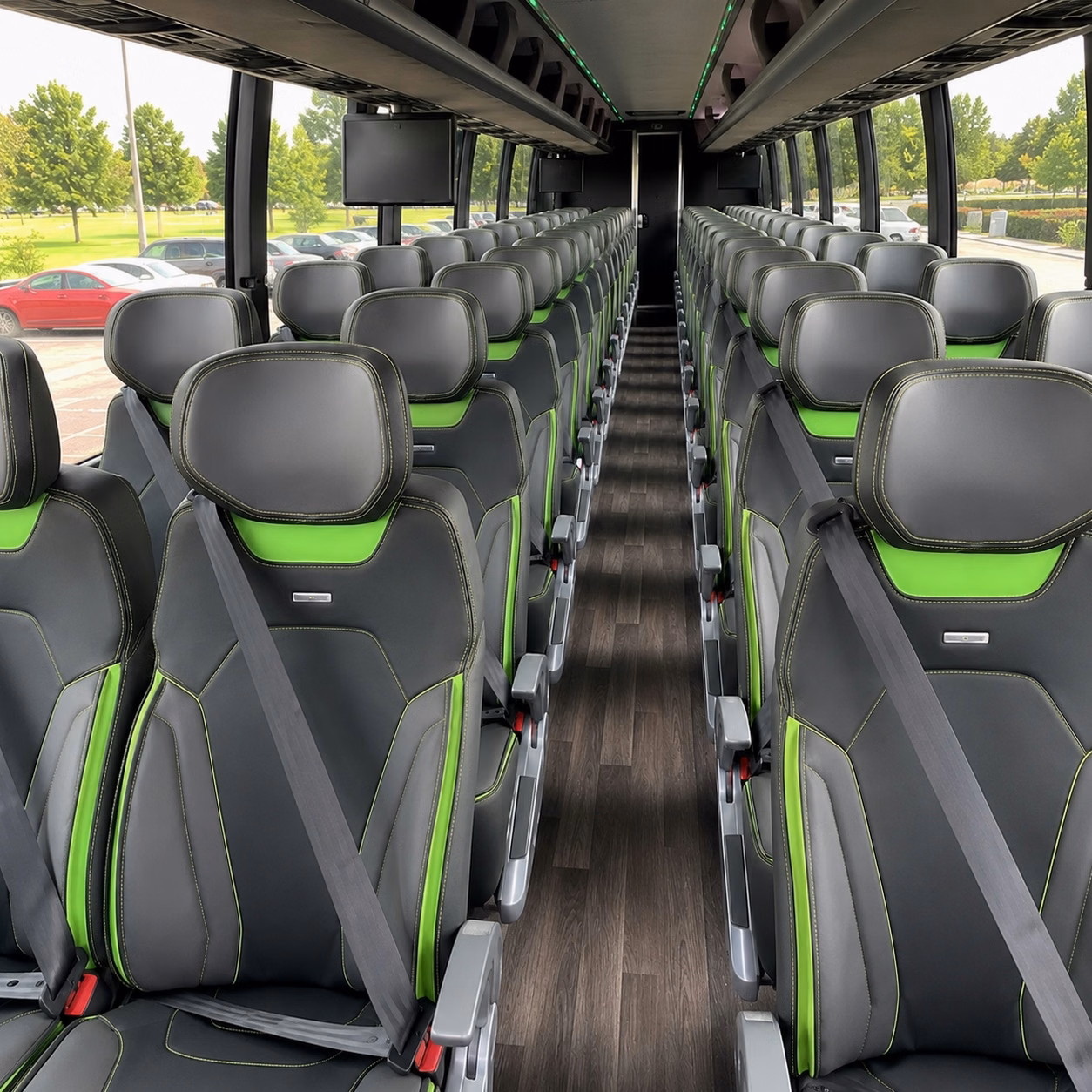 north charleston airport transfer charter bus rentals
